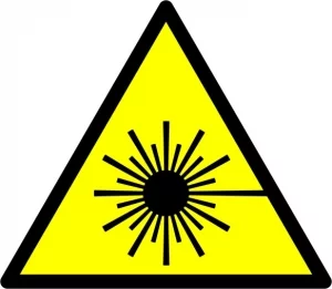 Lazer Işını Uyarı İşareti